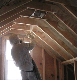 Norfolk VA attic spray foam insulation